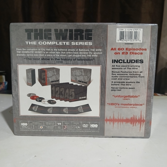 The Wire The Complete Series DVD 23-Disc Set (NEW SEALE) - Picture 3 of 5
